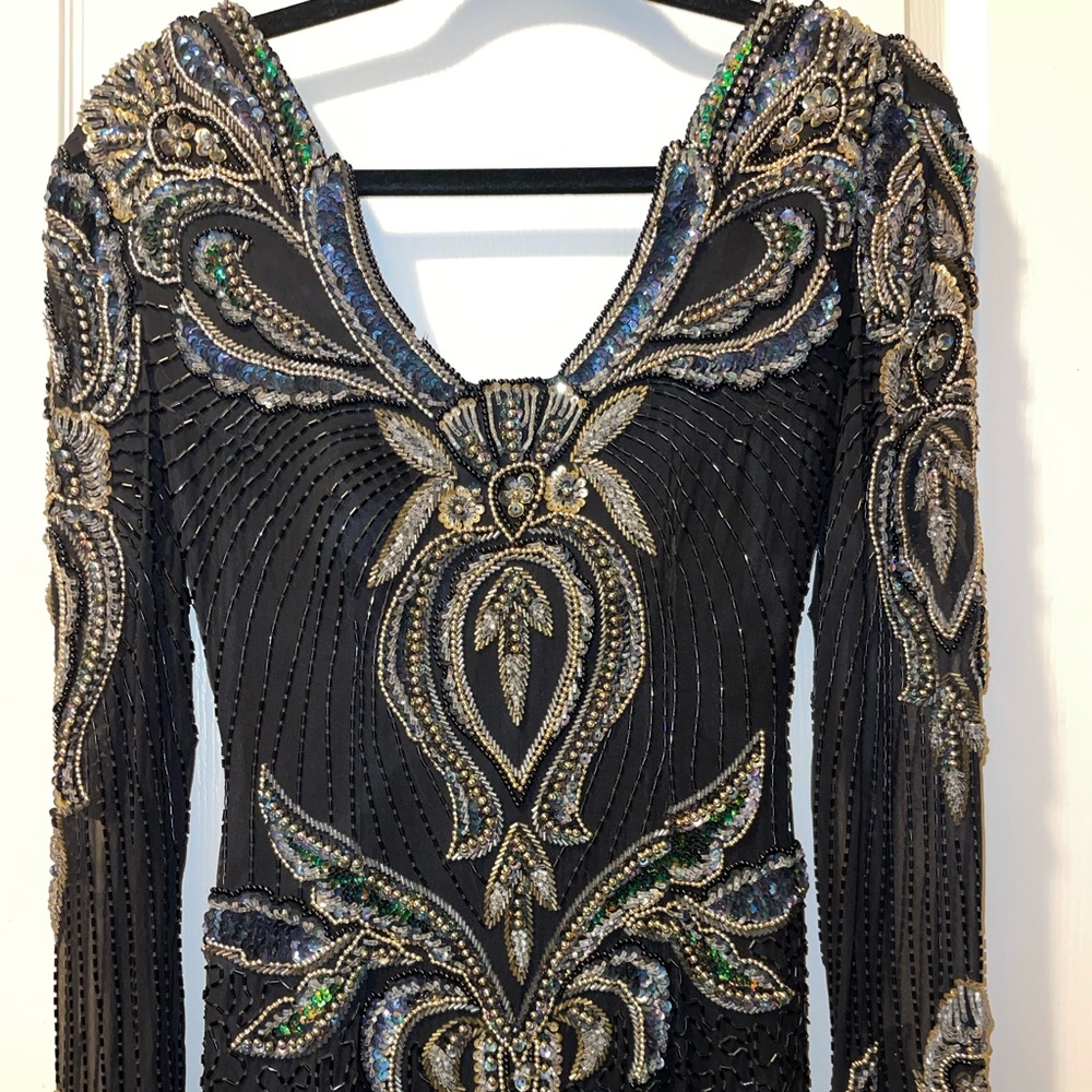 Long Sequin Gown